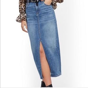 Denim 'Flirt' Skirt